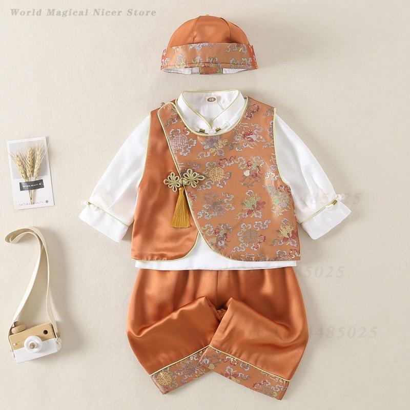 Baby Clothing In Summer - Spring Summer Baby Tang Suit Kids