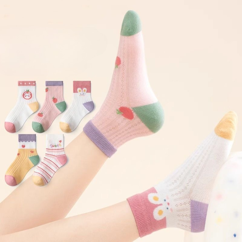 Baby Clothing Patterns Free - Kids Socks 5 Pairs/Lot Spring Summer