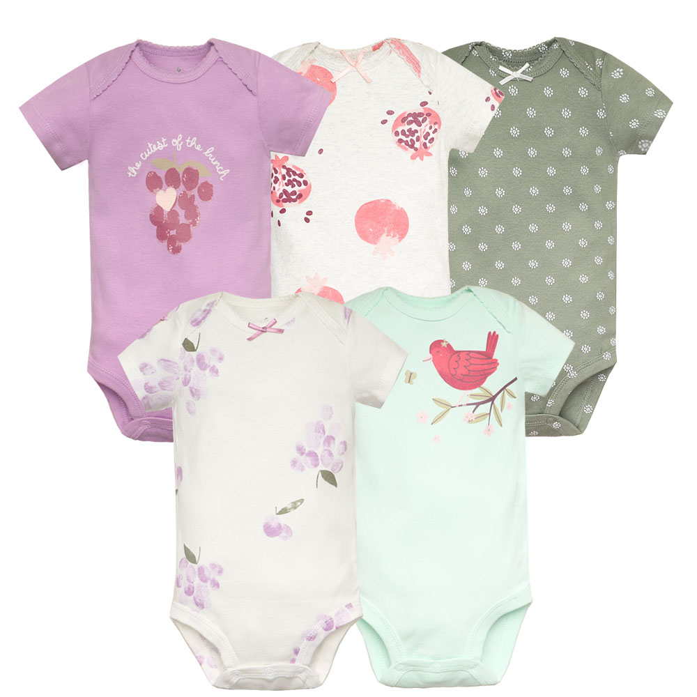 5pcs/lot Baby Bodysuit Fashion - Baby Clothing Outlet recension och pris