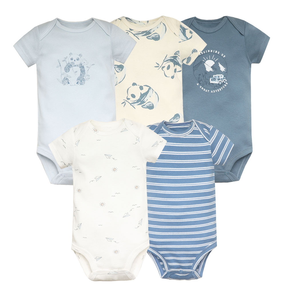 5pcs/lot Baby Bodysuit Fashion - Baby Clothing Outlet recension och pris