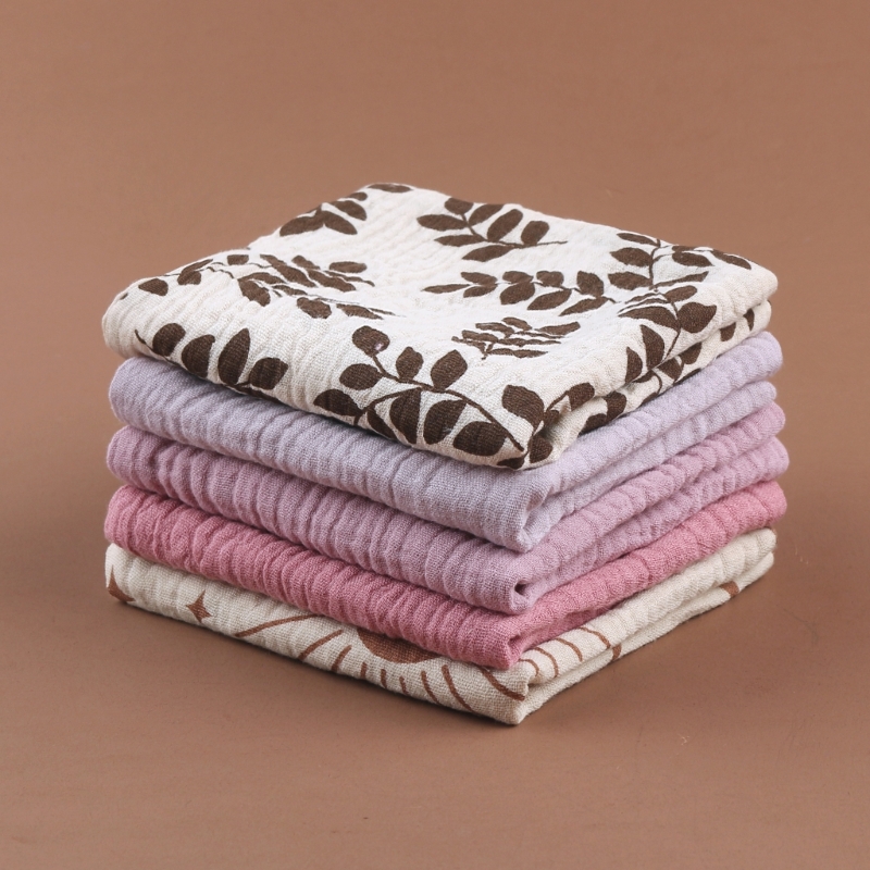 5PCS Soft Absorbent Gauze Cott - Baby Clothing Wash recension och pris