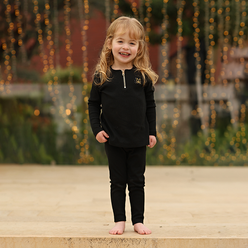 Summer Black Ribbed Family Mat - Baby Clothing In Summer recension och pris
