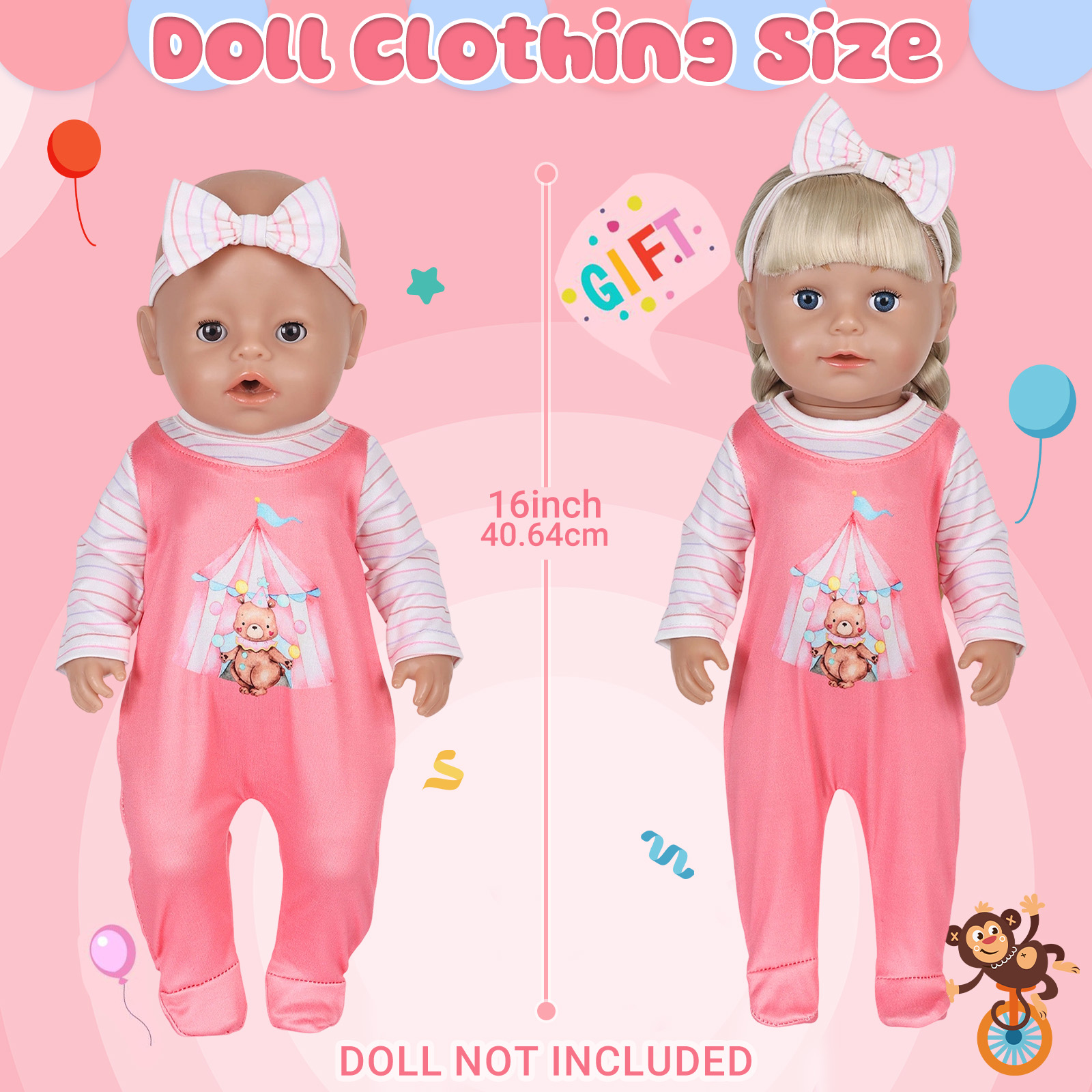 Doll Clothes for 16-18inch 40- - Baby Clothing Patterns recension och pris