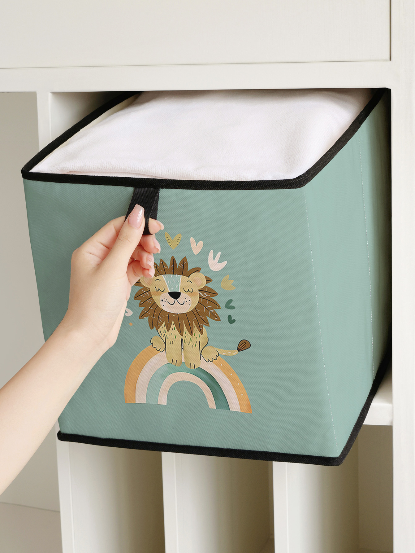 Cute Lion Rainbow Print Foldab - Baby Clothing Patterns recension och pris