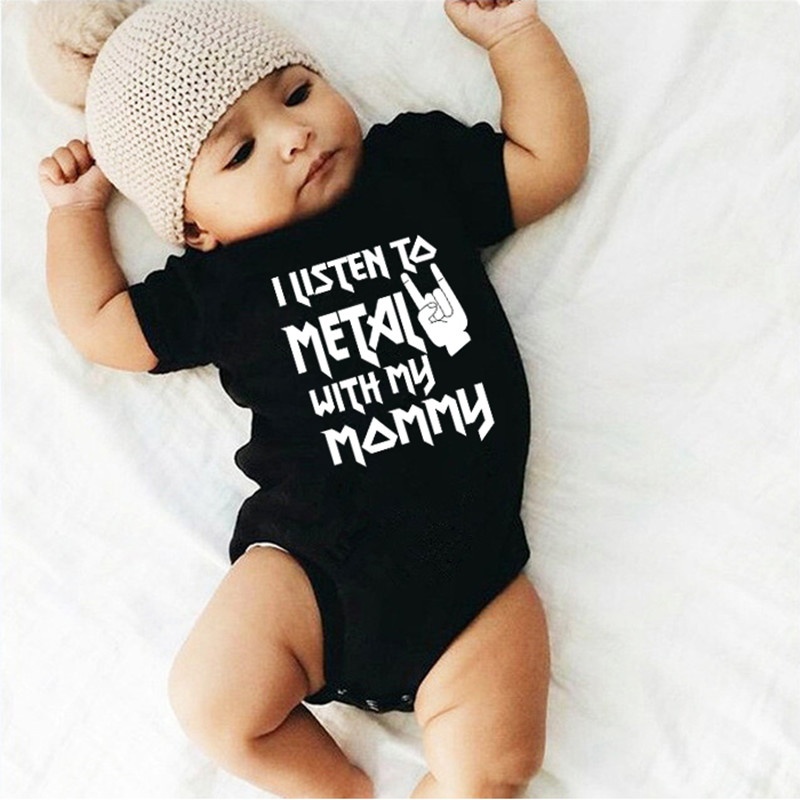 I Listen to Metal with My Dadd - Baby Clothing Outlet recension och pris
