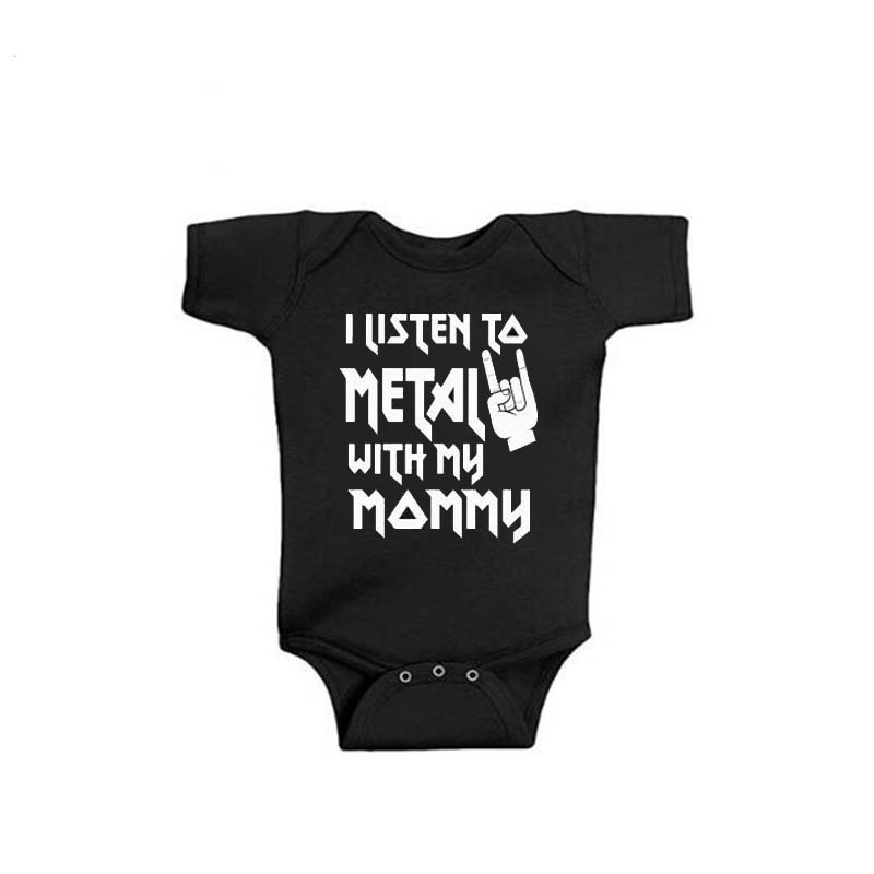 I Listen to Metal with My Dadd - Baby Clothing Outlet recension och pris