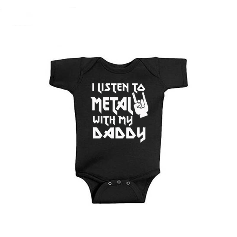I Listen to Metal with My Dadd - Baby Clothing Outlet recension och pris