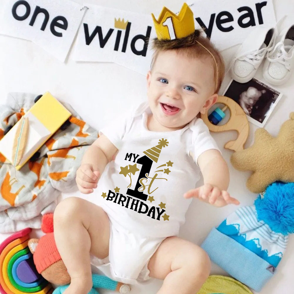 My 1st Birthday Newborn Romper - Baby Clothing Outlet recension och pris