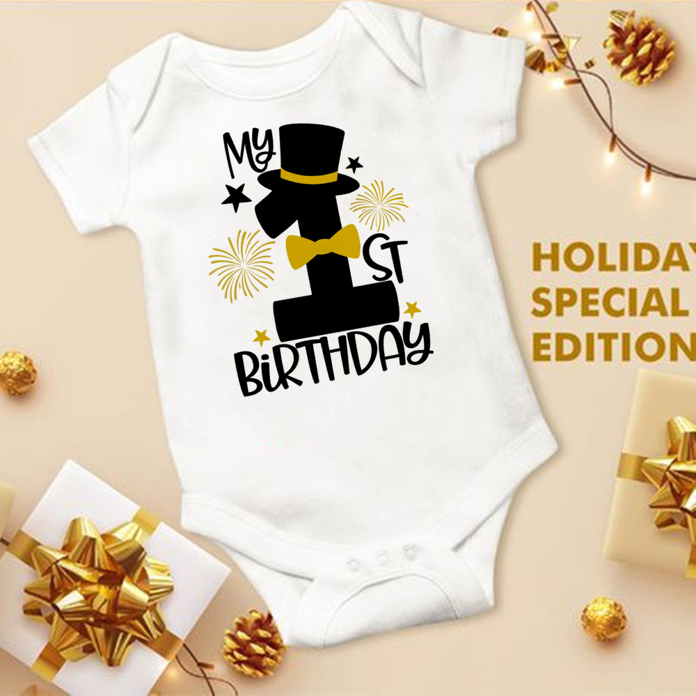 My 1st Birthday Newborn Romper - Baby Clothing Outlet recension och pris