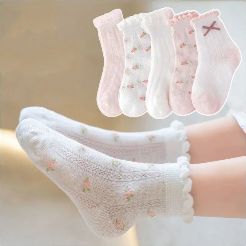 Kids Socks 5 Pairs/Lot Spring  - Baby Clothing Patterns Free recension och pris