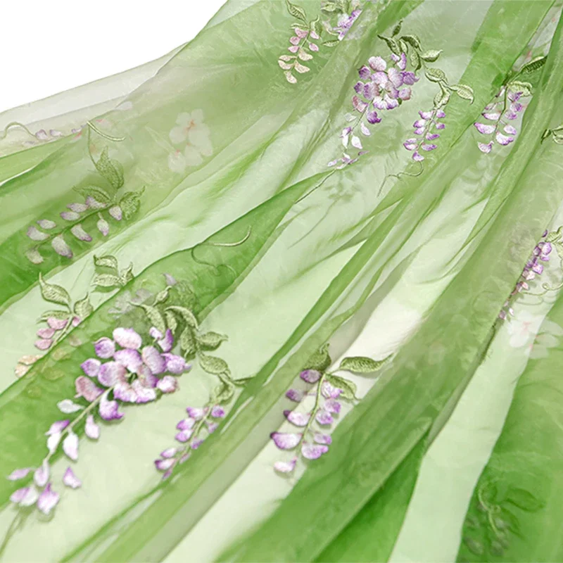 Wisteria Embroidery Fabric DIY - Baby Clothing In Summer recension och pris