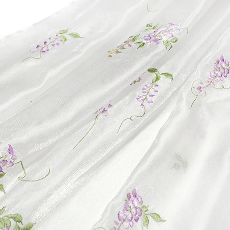 Wisteria Embroidery Fabric DIY - Baby Clothing In Summer recension och pris