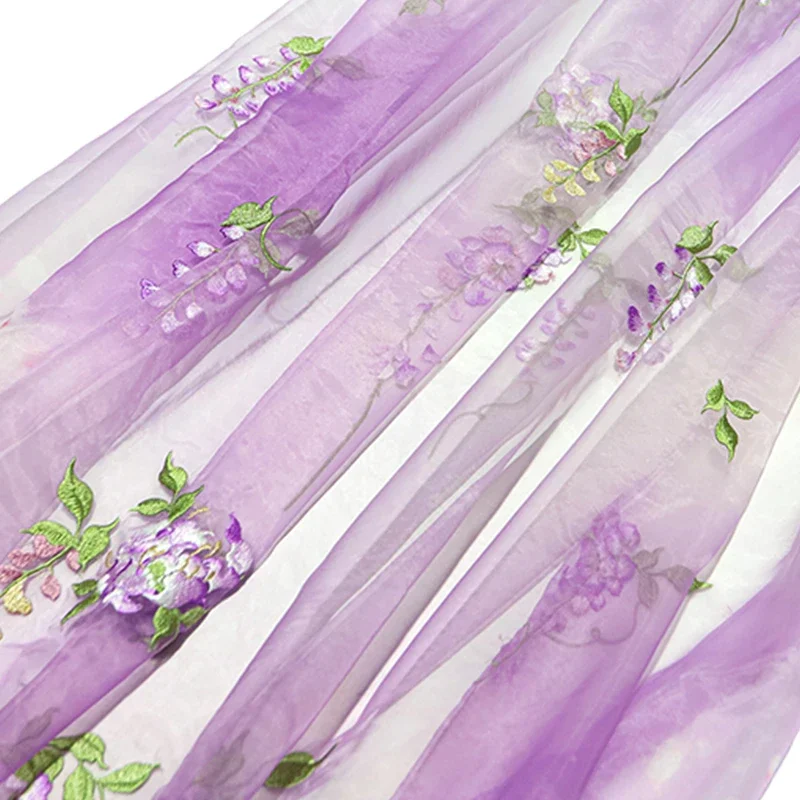 Wisteria Embroidery Fabric DIY - Baby Clothing In Summer recension och pris